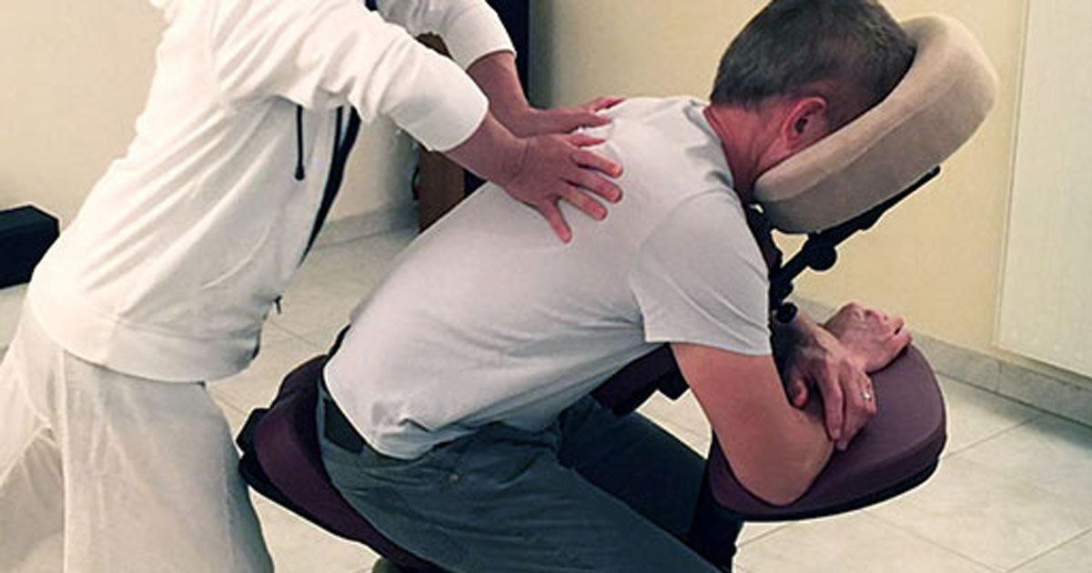 Chaise ergonomique massage